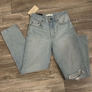 NWT NOBODY DENIM FRANKIE JEAN STRETCH SUPER HIGH RISE SLIM FIT ANKLE SIZE 25